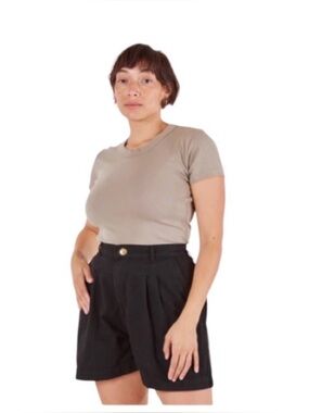 NWOT Big Bud Press Trouser Shorts Basic Black Size XS Unisex